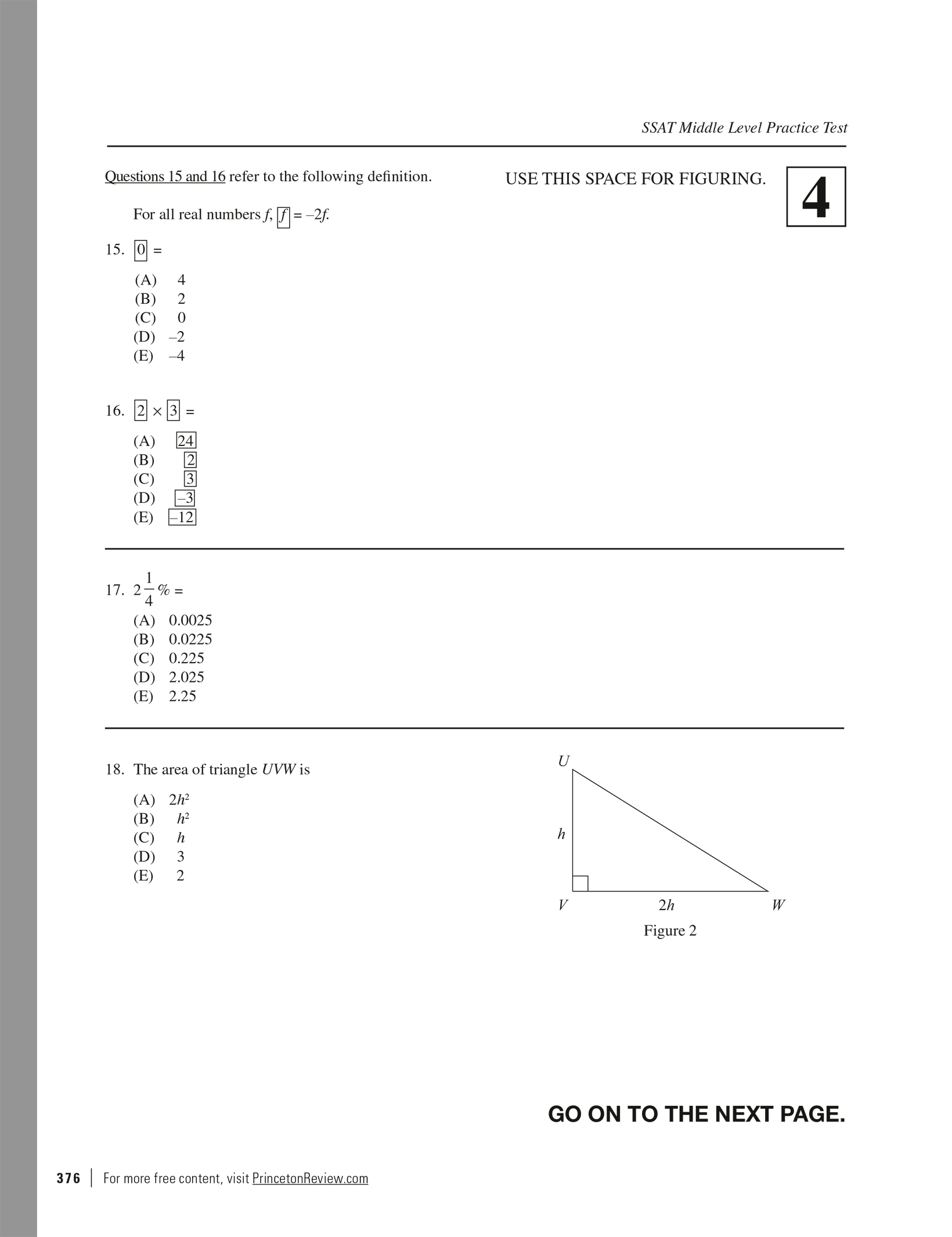 Extended ebook content for princeton review ssat isee prep 2022